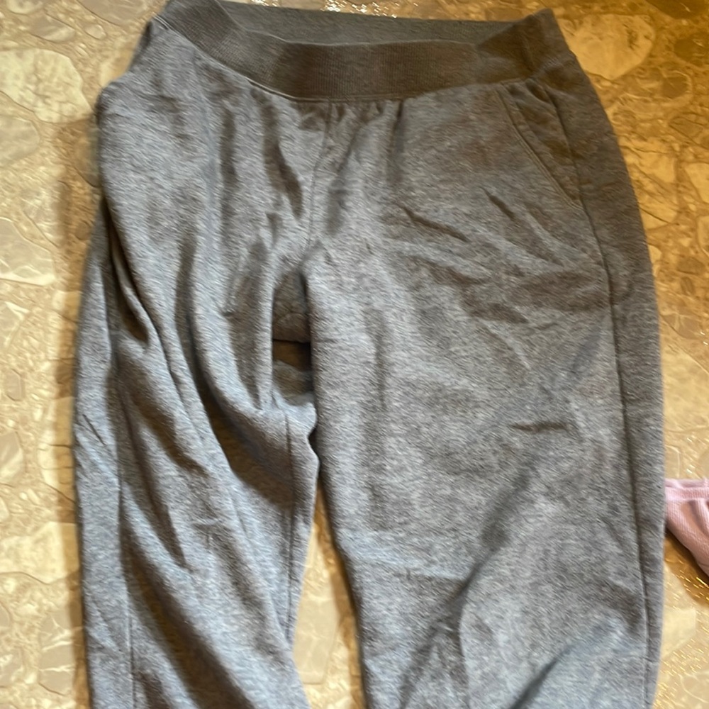 medium gray sweat pants